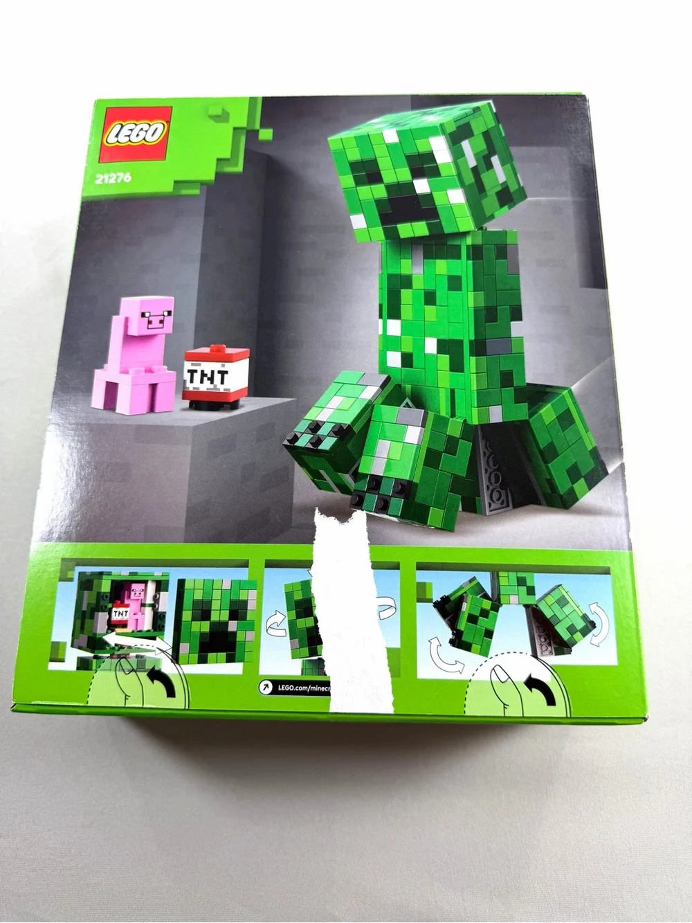 Brand new LEGO Minecraft The Creeper building set #21276.